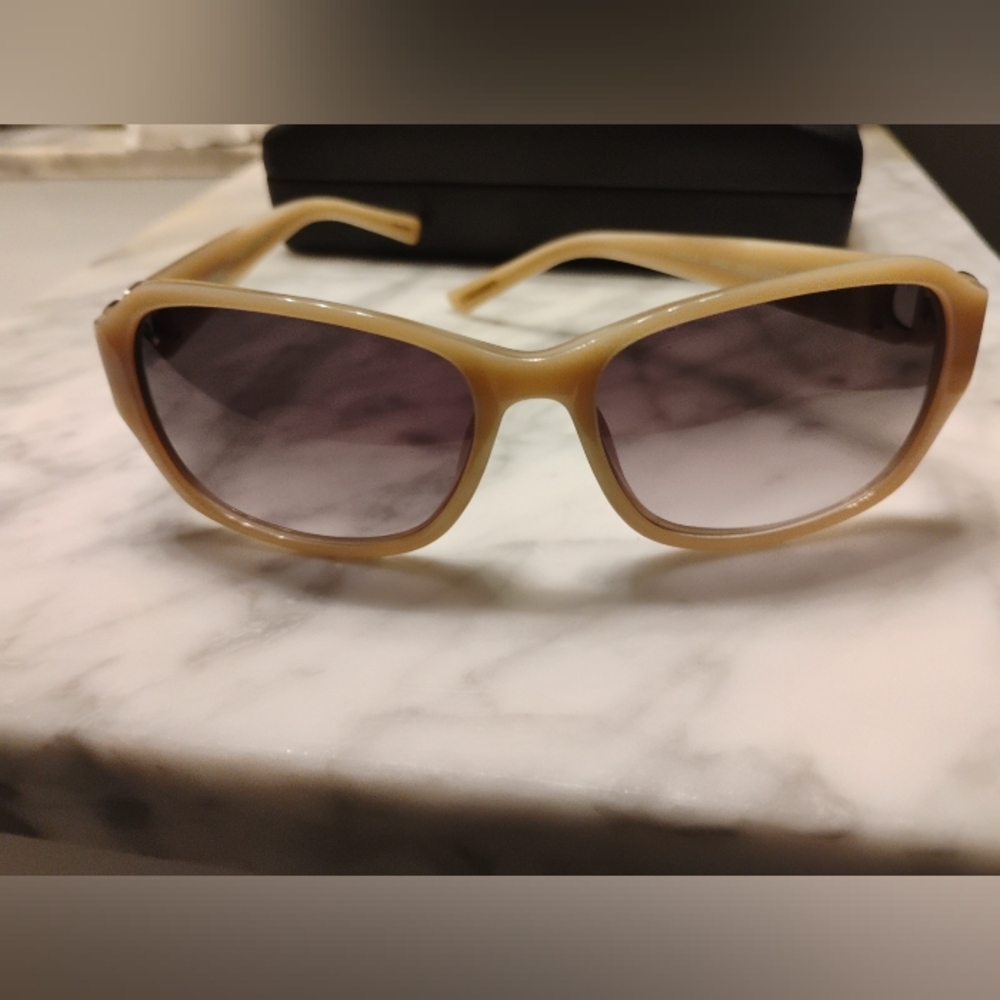 Women's Ted Baker London Madge Square Cream Tortoise Shell Sunglasses 55 / 16